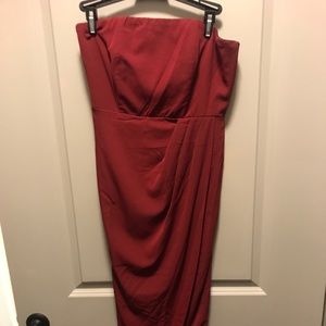 Showpo Strapless Maxi Dress